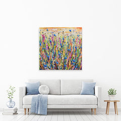 Cornflower Canvas Print wall art product Olga Tkachyk