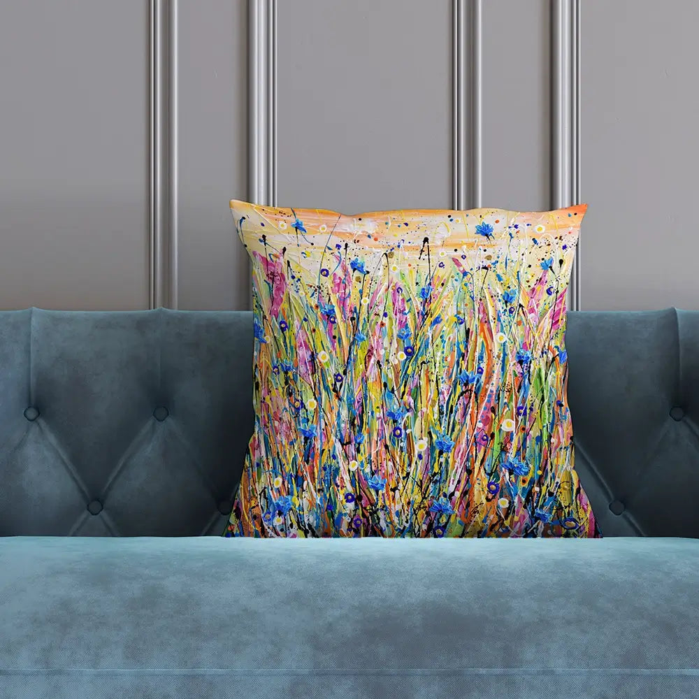 Cornflower Cushion Cornflower Cushion wall art product Olga Tkachyk