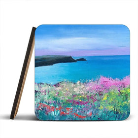 Cornish Sunset Coaster Set Cornish Sunset Coaster Set wall art product Laure Bury