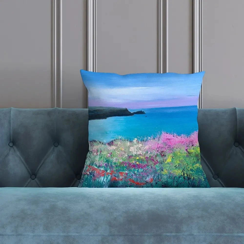 Cornish Sunset Cushion Cornish Sunset Cushion wall art product Laure Bury