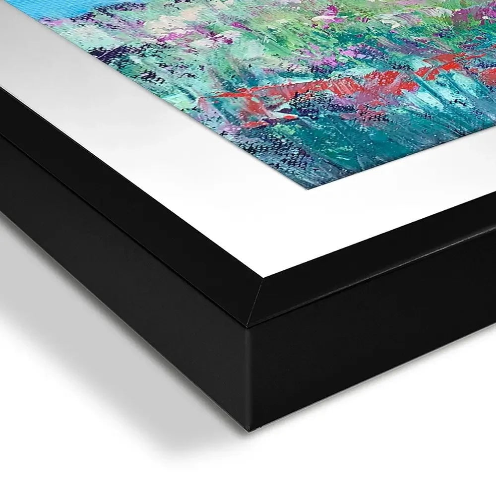 Cornish Sunset Square Framed Art Print Cornish Sunset Square Framed Art Print wall art product Laure Bury