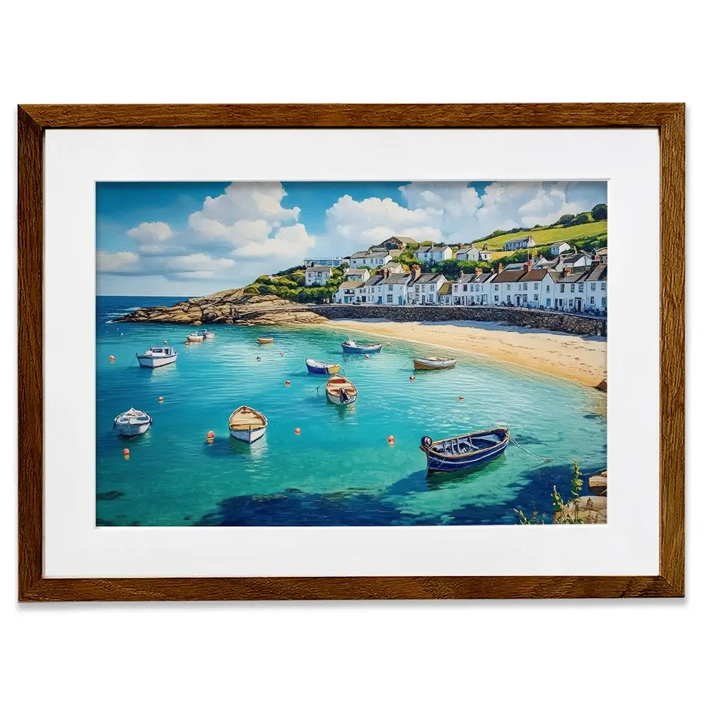 Cornwall Coast Framed Art Print Cornwall Coast Framed Art Print wall art product David Alexander Elder