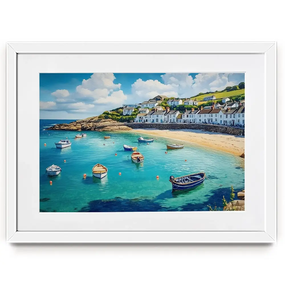 Cornwall Coast Framed Art Print Cornwall Coast Framed Art Print wall art product David Alexander Elder