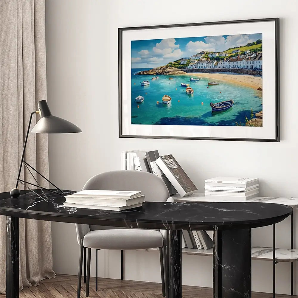 Cornwall Coast Framed Art Print Cornwall Coast Framed Art Print wall art product David Alexander Elder