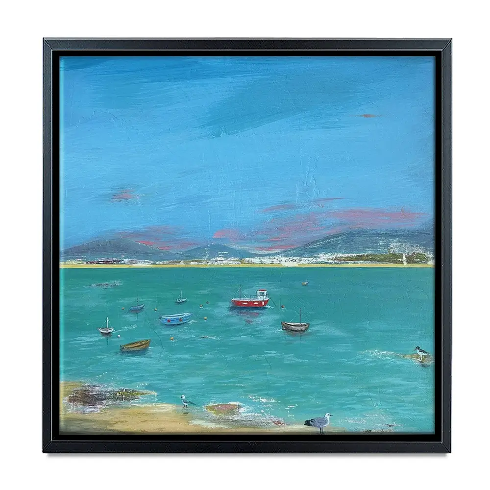 Cornwall Scene Square Canvas Print Cornwall Scene Square Canvas Print wall art product Karen Sutton