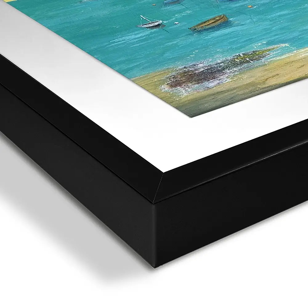 Cornwall Scene Square Framed Art Print Cornwall Scene Square Framed Art Print wall art product Karen Sutton