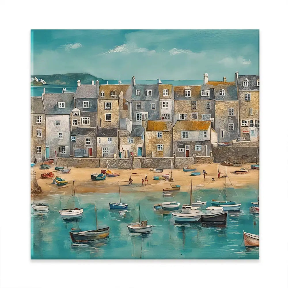 Cornwall Spring Square Canvas Print Cornwall Spring Square Canvas Print wall art product David Alexander Elder