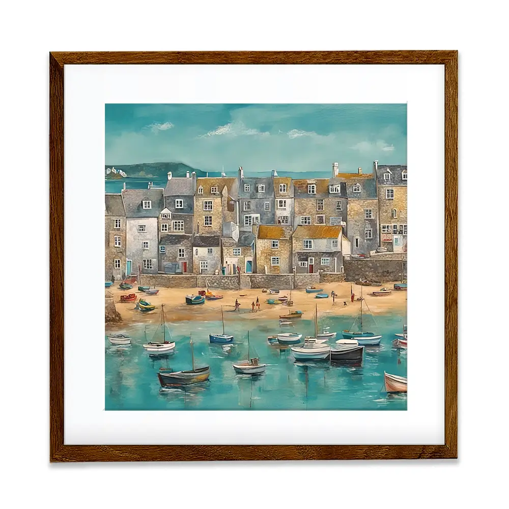 Cornwall Spring Square Framed Art Print Cornwall Spring Square Framed Art Print wall art product David Alexander Elder