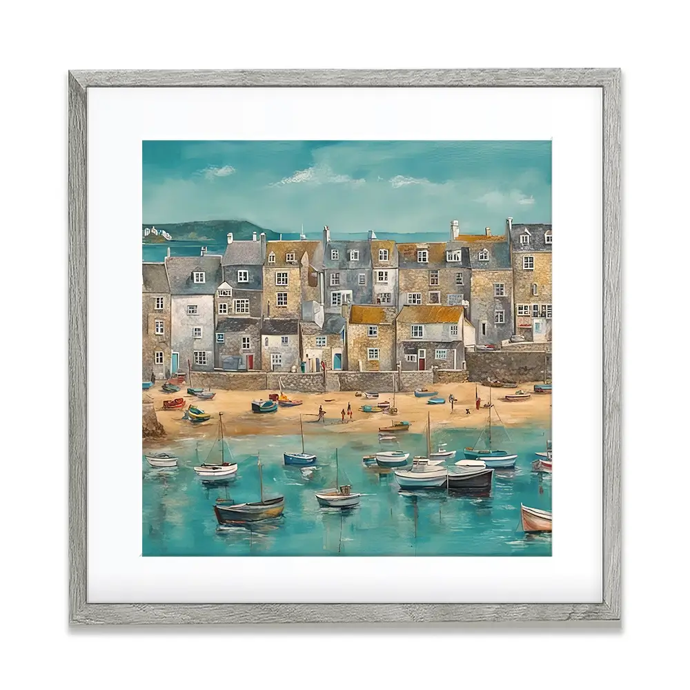 Cornwall Spring Square Framed Art Print Cornwall Spring Square Framed Art Print wall art product David Alexander Elder