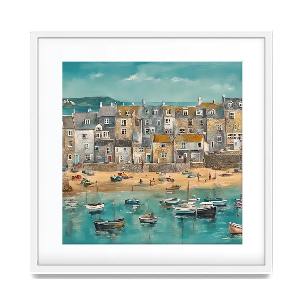 Cornwall Spring Square Framed Art Print Cornwall Spring Square Framed Art Print wall art product David Alexander Elder