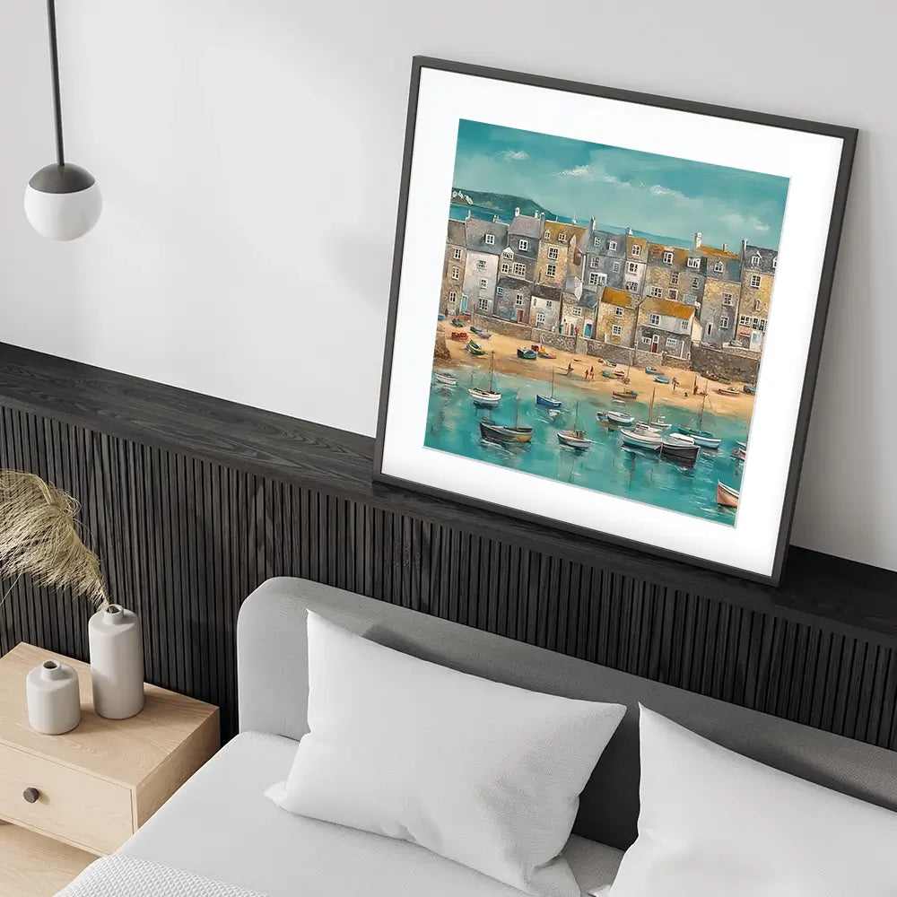 Cornwall Spring Square Framed Art Print Cornwall Spring Square Framed Art Print wall art product David Alexander Elder