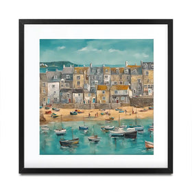 Cornwall Spring Square Framed Art Print Cornwall Spring Square Framed Art Print wall art product David Alexander Elder