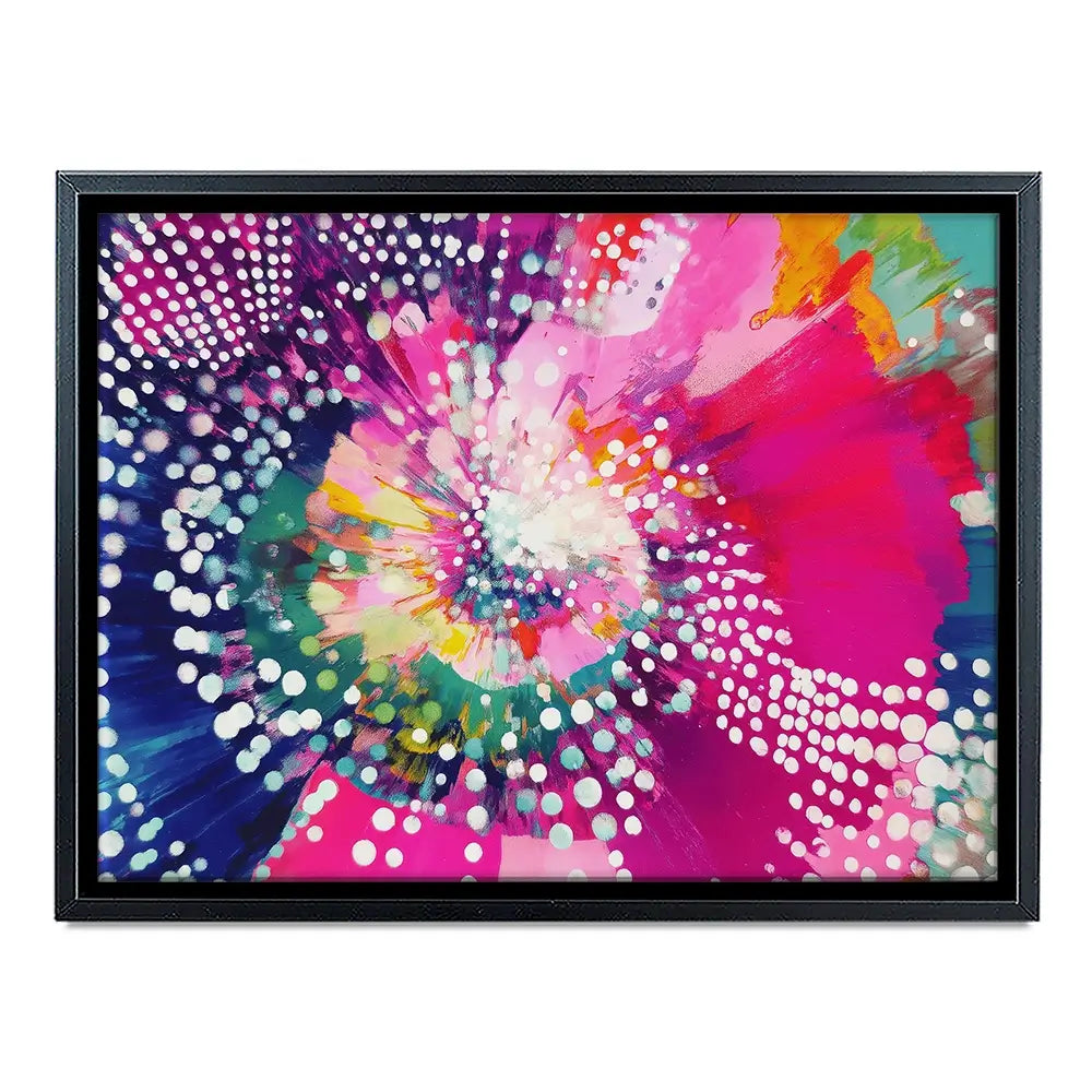 Cosmic Bloom Canvas Print Cosmic Bloom Canvas Print wall art product Chromatic Storm Studio