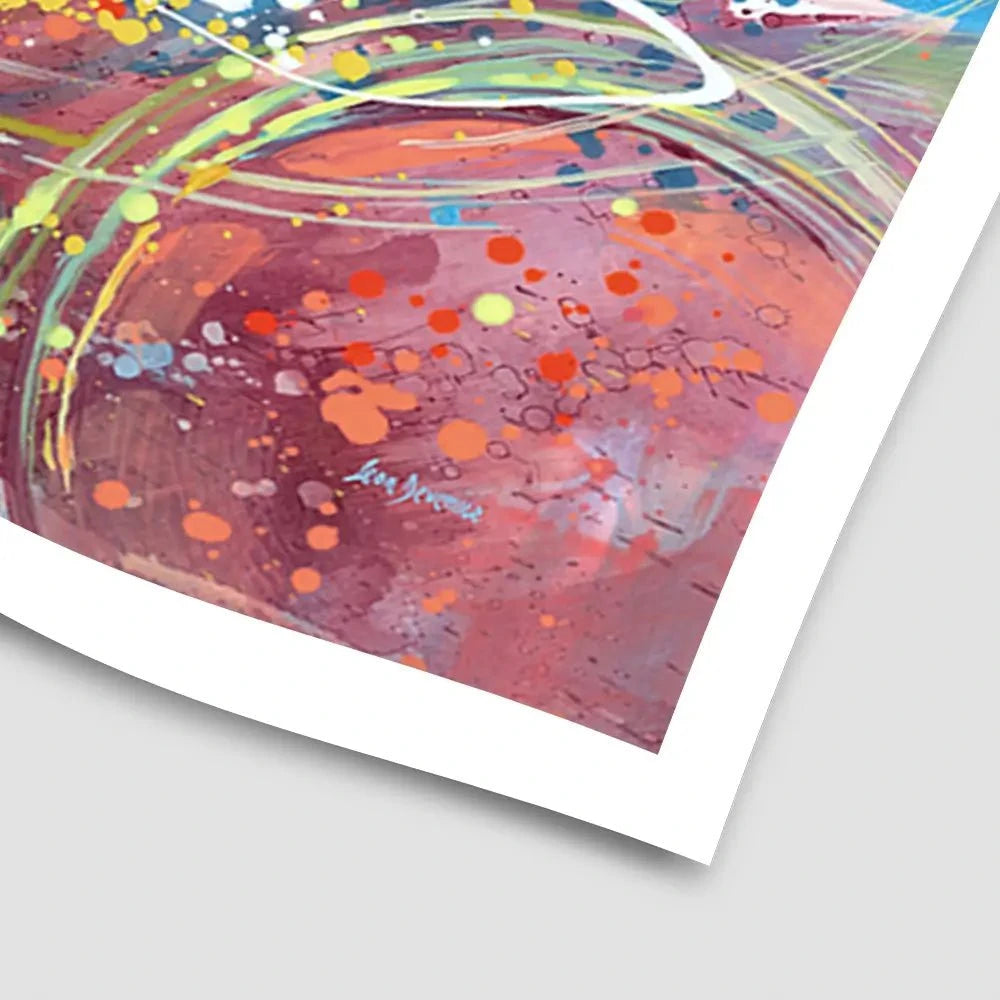Cosmic Rhythm Art Print Cosmic Rhythm Art Print wall art product Leon Devenice