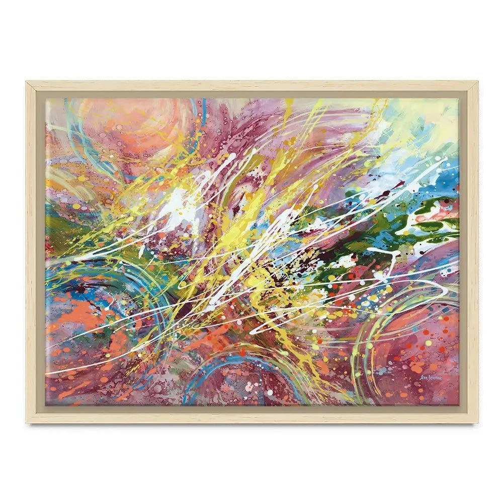 Cosmic Rhythm Canvas Print Cosmic Rhythm Canvas Print wall art product Leon Devenice