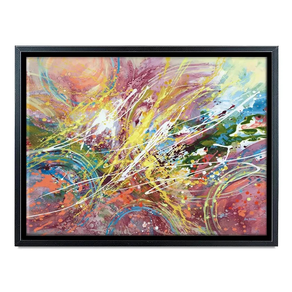 Cosmic Rhythm Canvas Print Cosmic Rhythm Canvas Print wall art product Leon Devenice