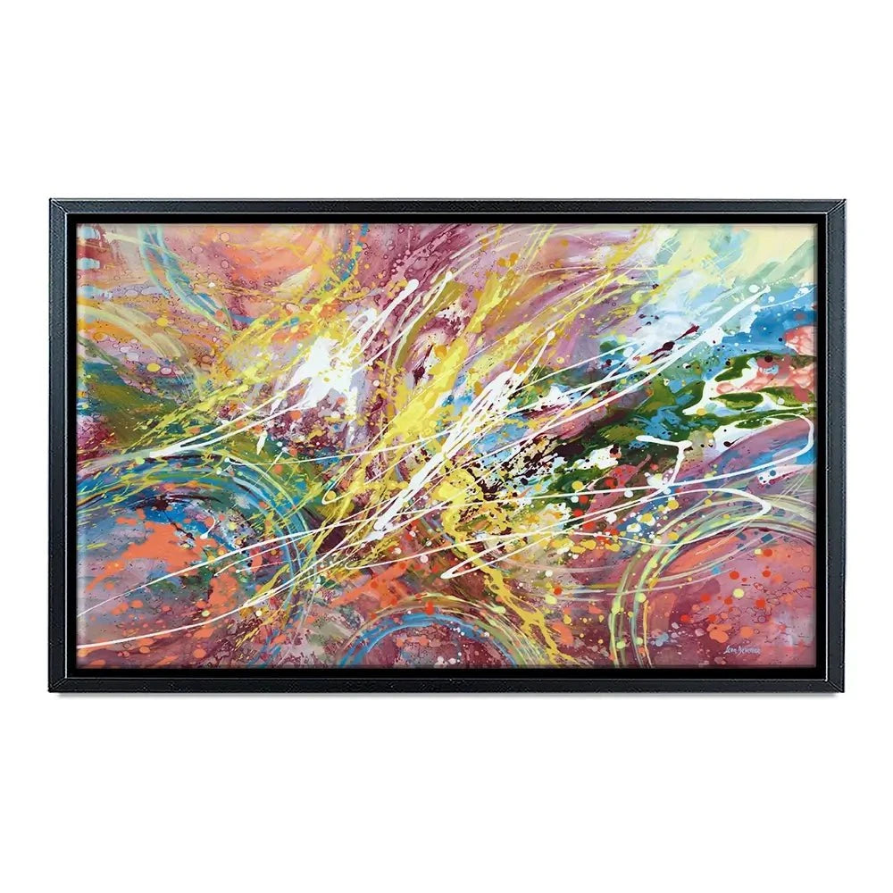 Cosmic Rhythm Canvas Print Cosmic Rhythm Canvas Print wall art product Leon Devenice
