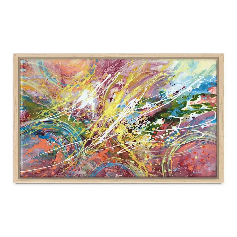 Cosmic Rhythm Canvas Print Cosmic Rhythm Canvas Print wall art product Leon Devenice