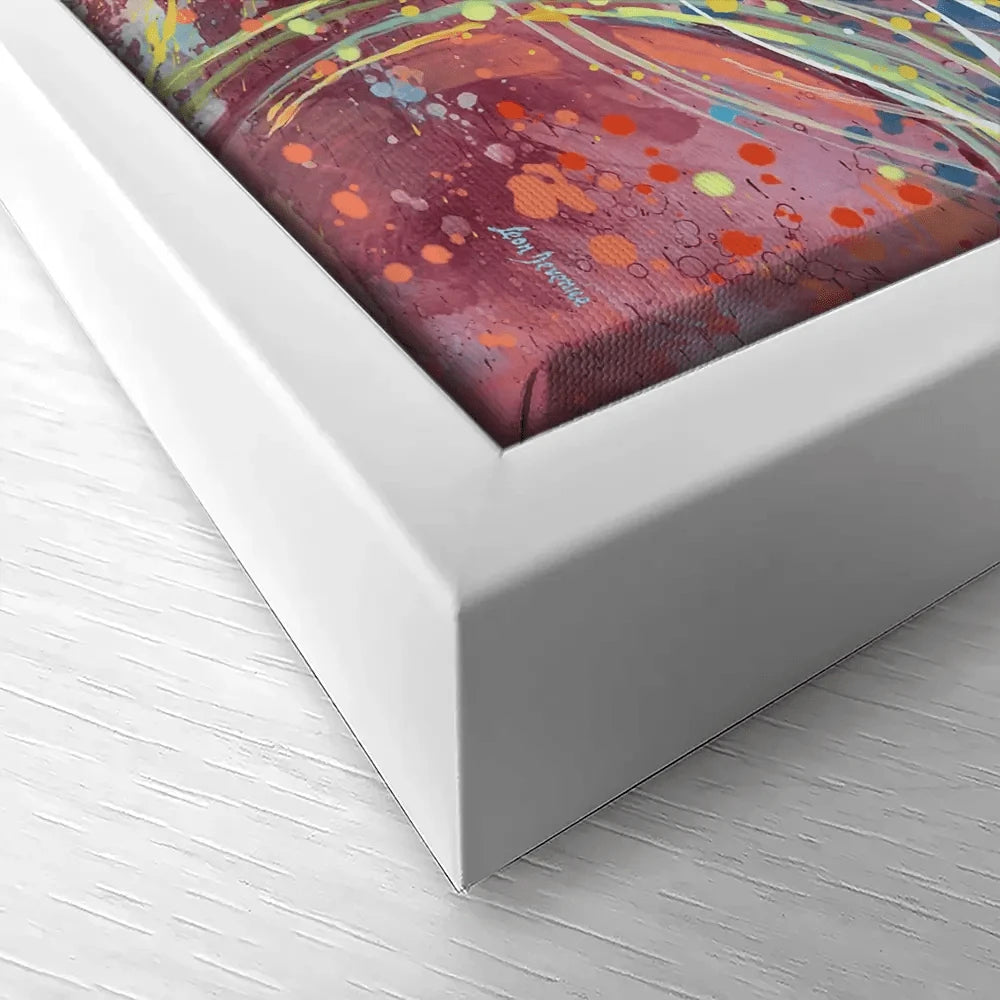 Cosmic Rhythm Canvas Print Cosmic Rhythm Canvas Print wall art product Leon Devenice