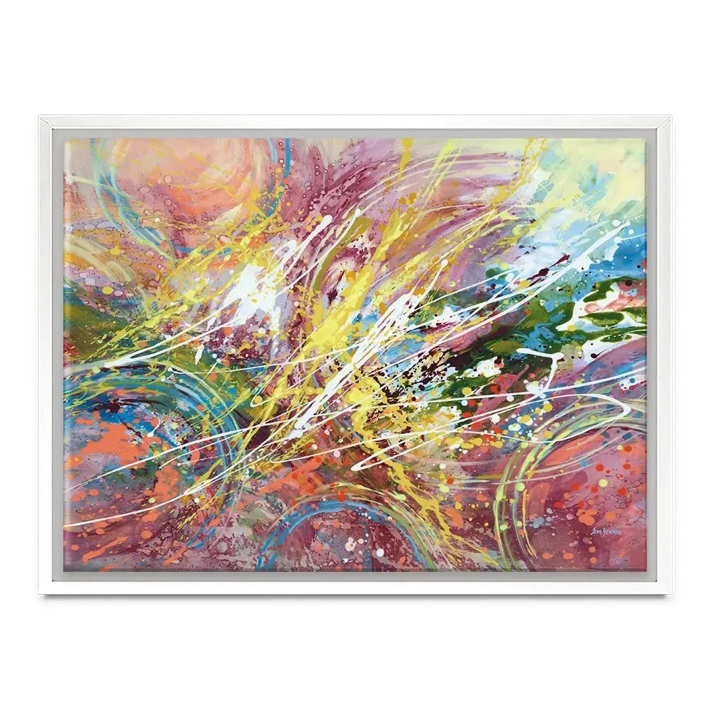 Cosmic Rhythm Canvas Print Cosmic Rhythm Canvas Print wall art product Leon Devenice
