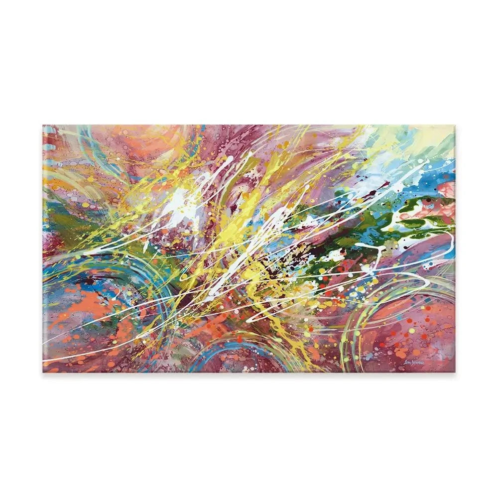 Cosmic Rhythm Canvas Print Cosmic Rhythm Canvas Print wall art product Leon Devenice
