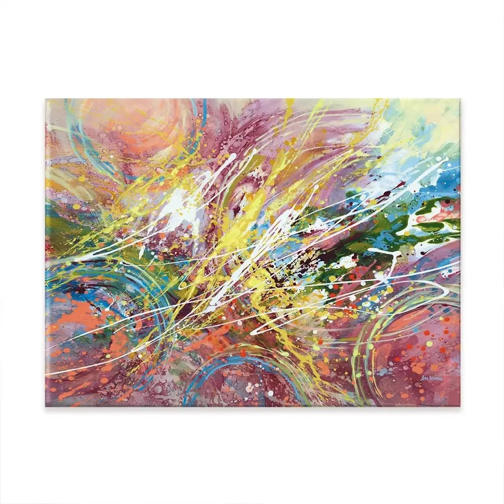 Cosmic Rhythm Canvas Print Cosmic Rhythm Canvas Print wall art product Leon Devenice