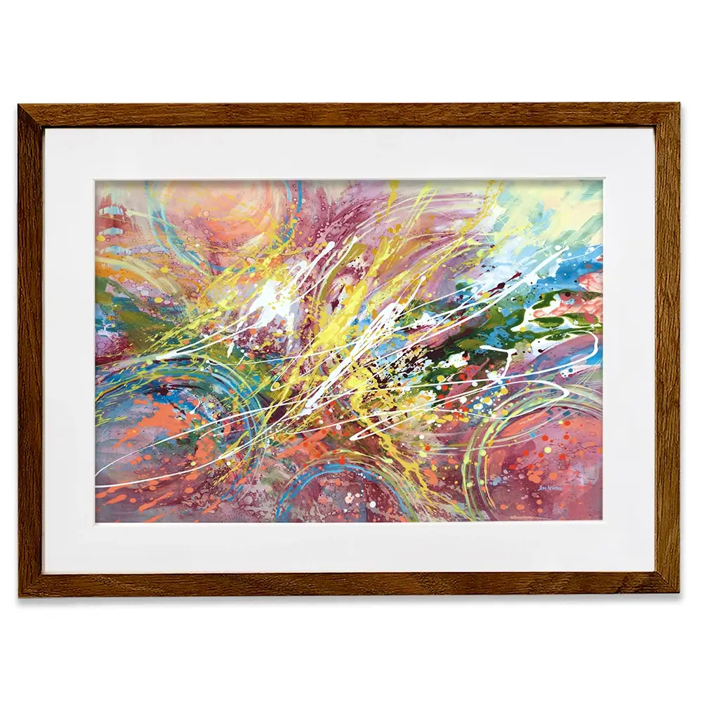Cosmic Rhythm Framed Art Print Cosmic Rhythm Framed Art Print wall art product Leon Devenice