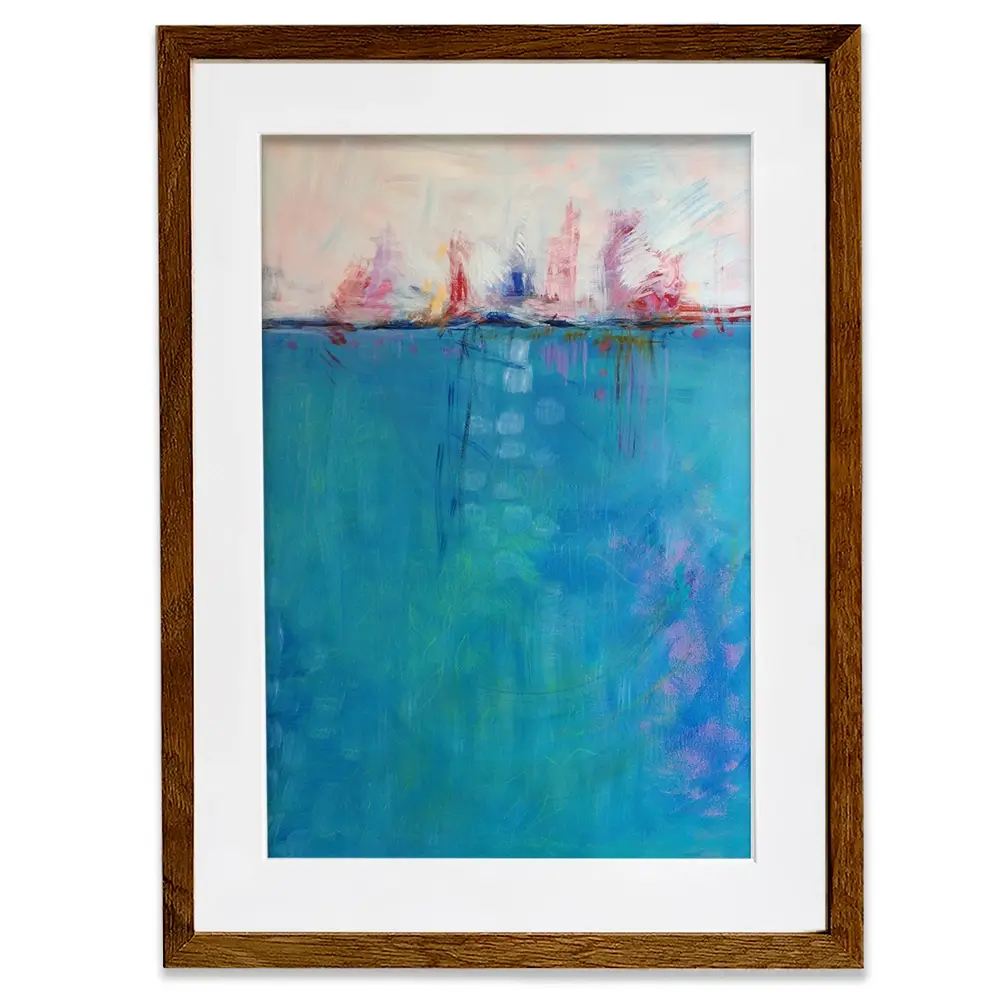 Cote D'Azure Framed Art Print Cote D'Azure Framed Art Print wall art product Jane Brookshaw
