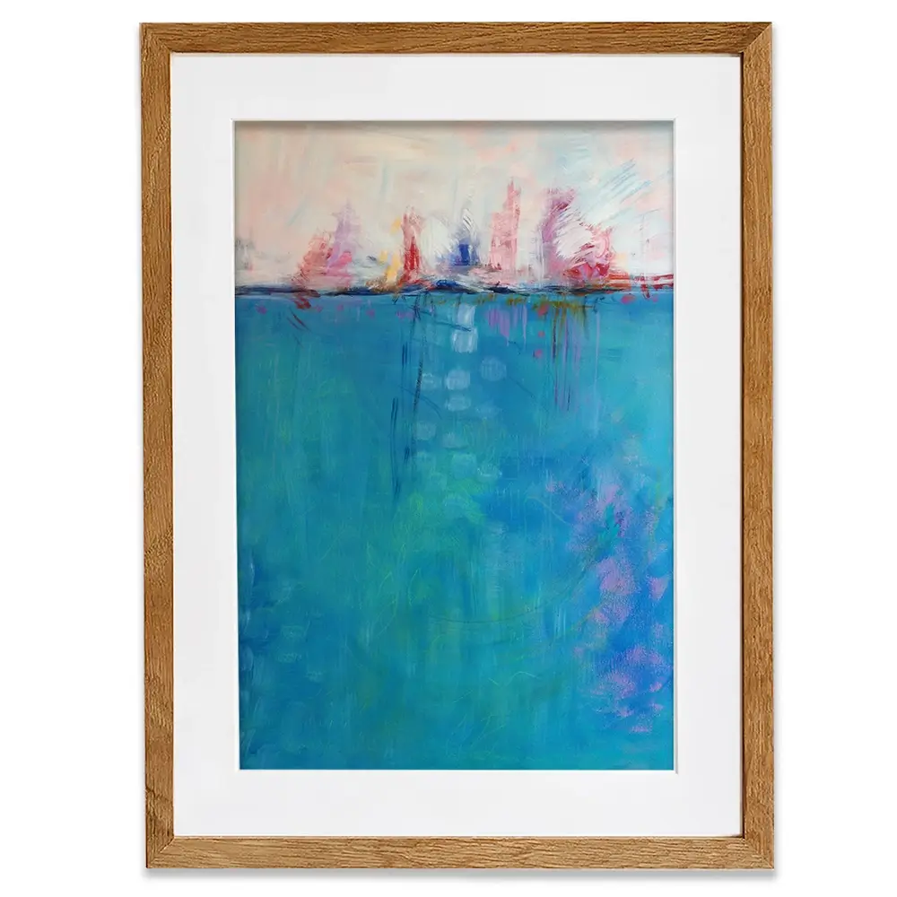 Cote D'Azure Framed Art Print Cote D'Azure Framed Art Print wall art product Jane Brookshaw