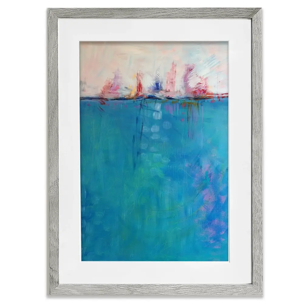 Cote D'Azure Framed Art Print Cote D'Azure Framed Art Print wall art product Jane Brookshaw