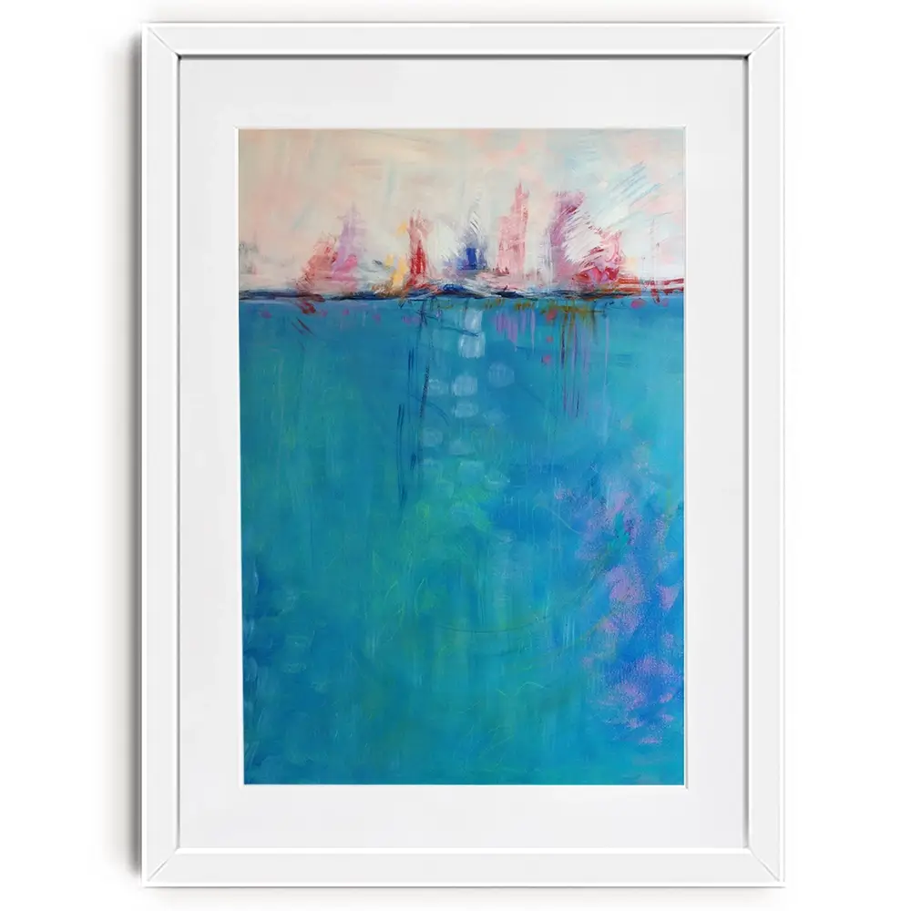 Cote D'Azure Framed Art Print Cote D'Azure Framed Art Print wall art product Jane Brookshaw