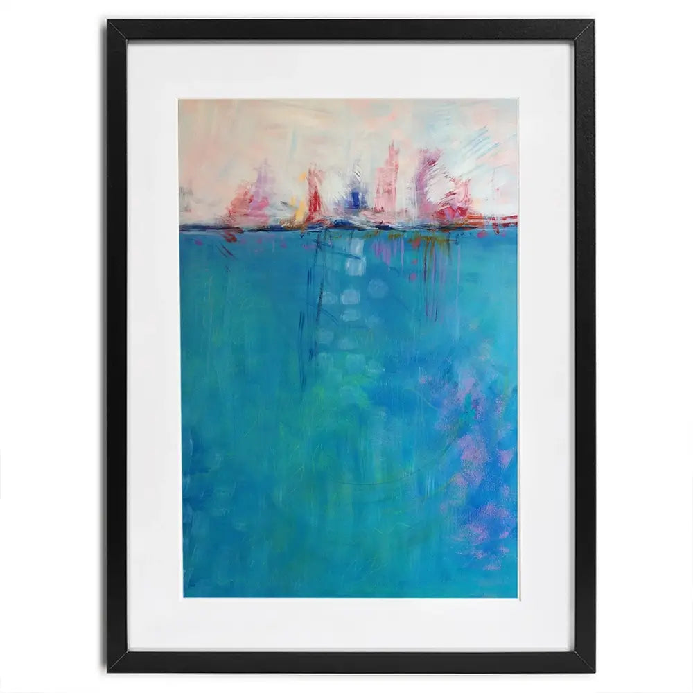 Cote D'Azure Framed Art Print Cote D'Azure Framed Art Print wall art product Jane Brookshaw