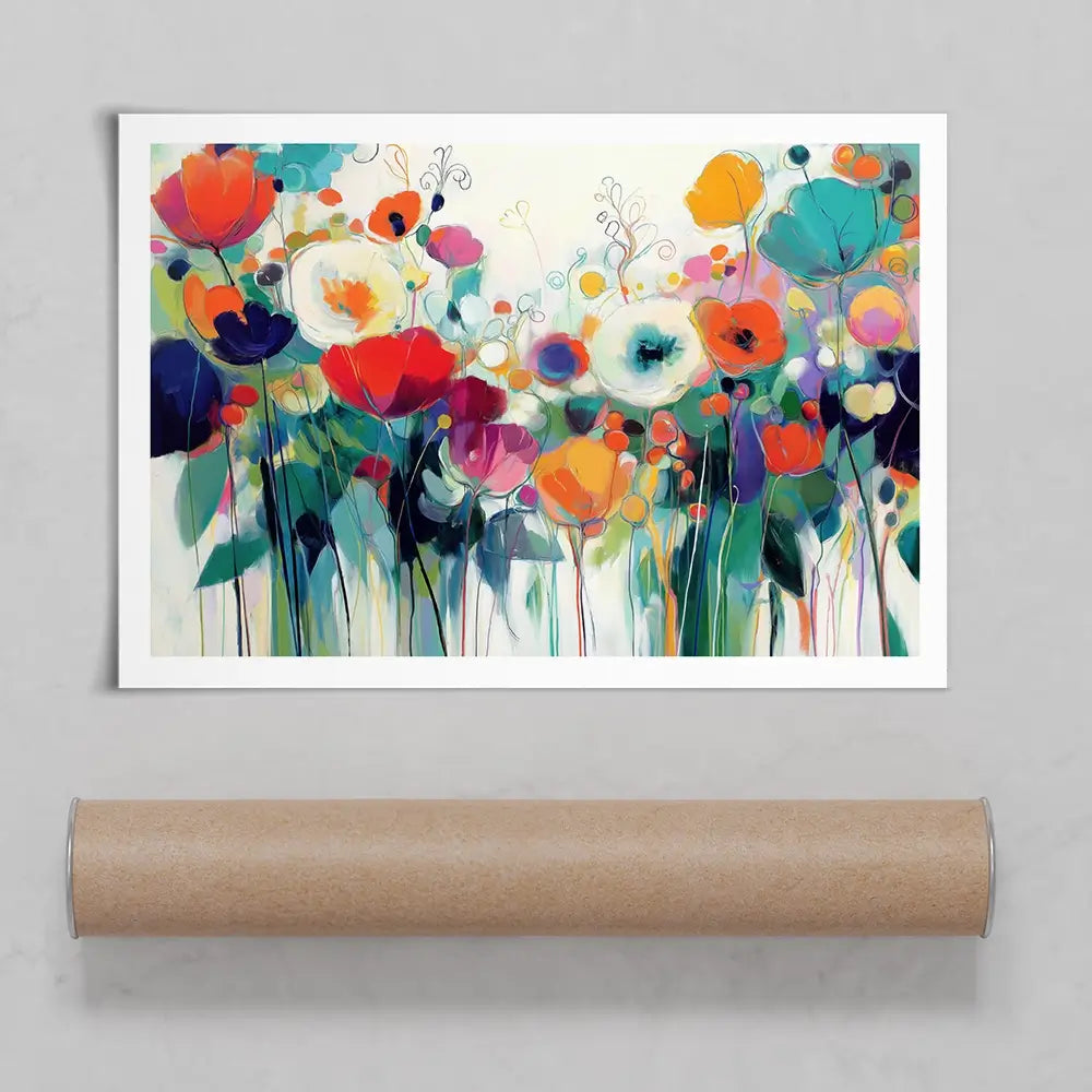 Cottage Garden Overflow Art Print Cottage Garden Overflow Art Print wall art product Chromatic Storm Studio