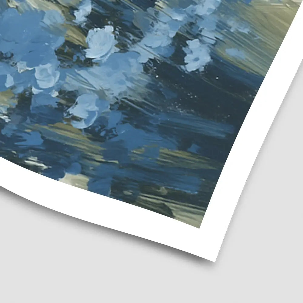 Cottage In A Bloom Field Art Print Cottage In A Bloom Field Art Print wall art product Chromatic Storm Studio
