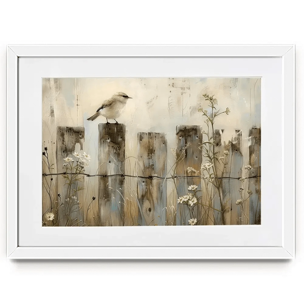 Country Bird Framed Art Print Country Bird Framed Art Print wall art product Arlington Prints - Independent