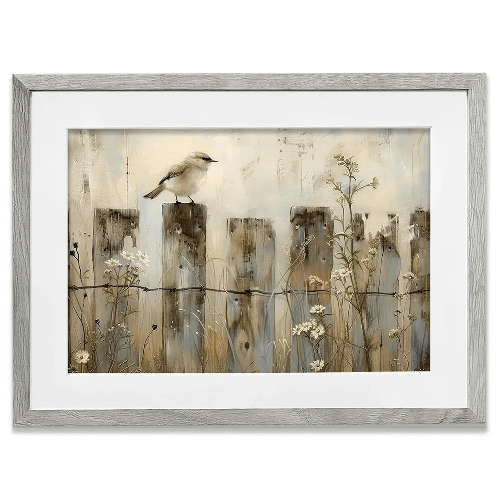 Country Bird Framed Art Print Country Bird Framed Art Print wall art product Arlington Prints - Independent