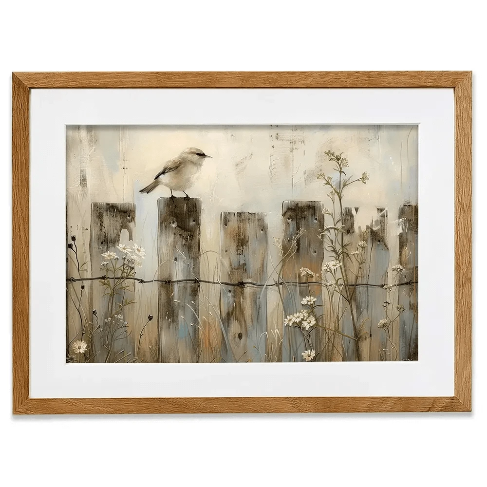 Country Bird Framed Art Print Country Bird Framed Art Print wall art product Arlington Prints - Independent