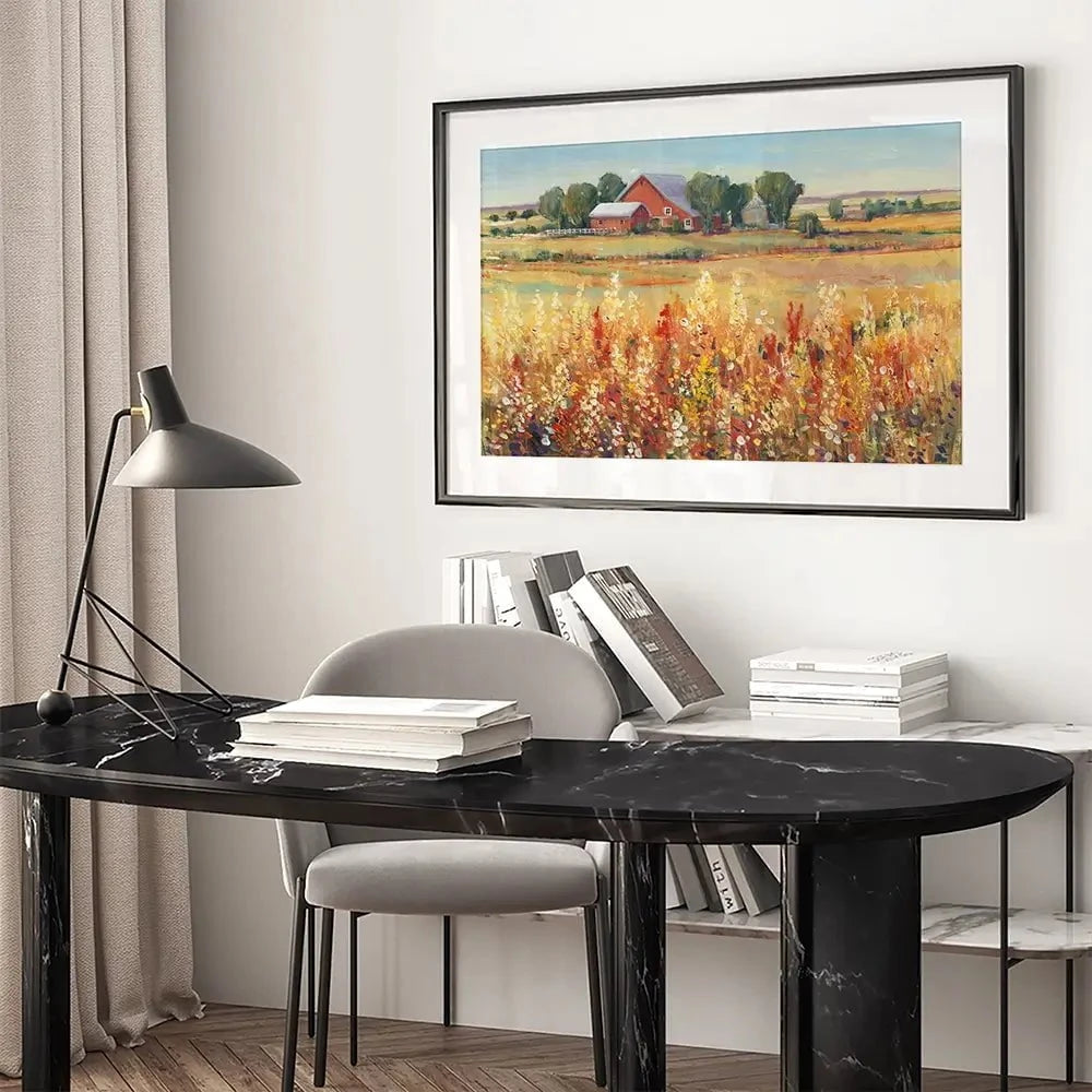 Country View Framed Art Print Country View Framed Art Print wall art product Tim O'Toole