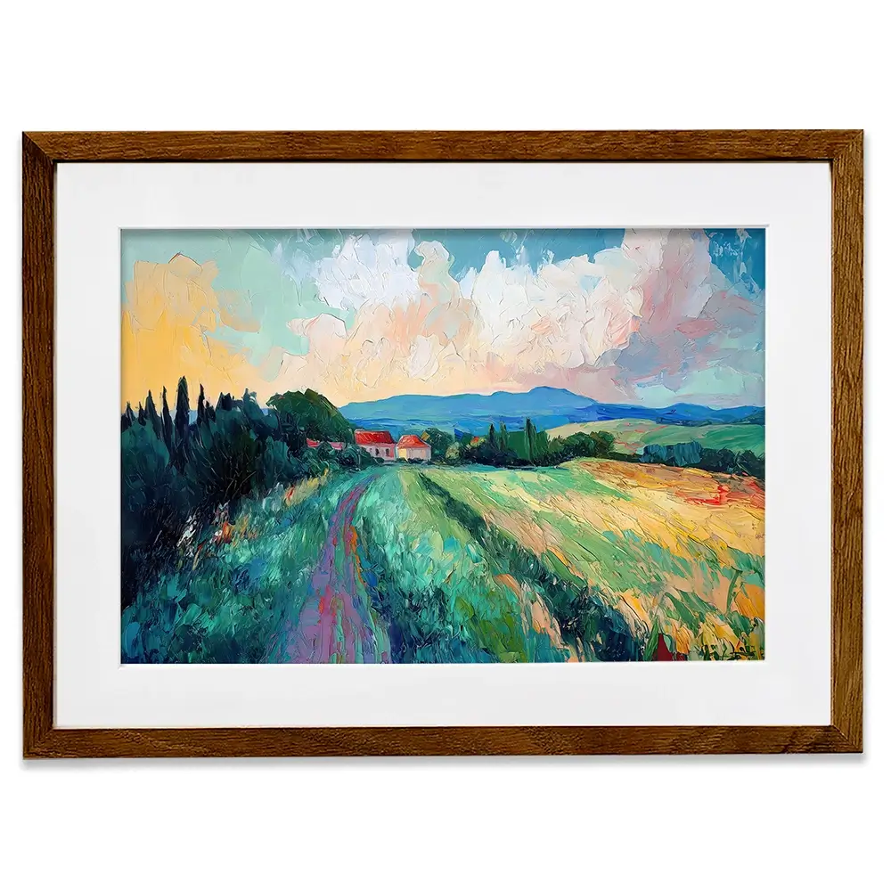 Countryside Framed Art Print Countryside Framed Art Print wall art product Gina Kelly - Independent
