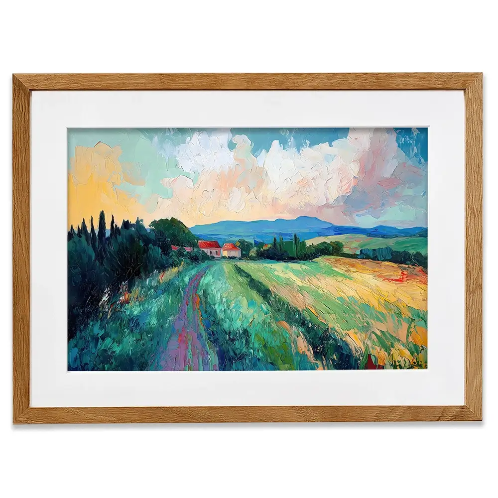 Countryside Framed Art Print Countryside Framed Art Print wall art product Gina Kelly - Independent