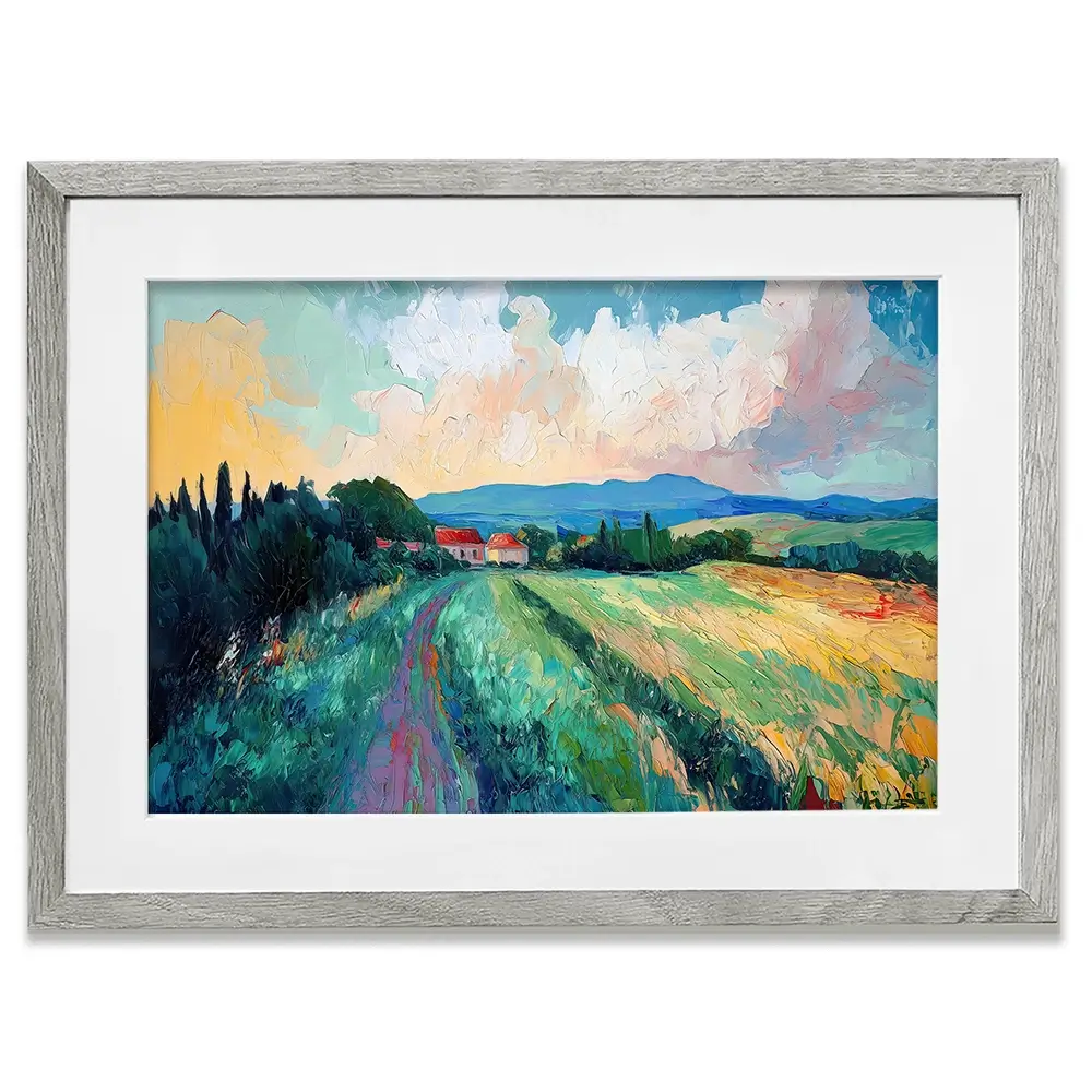Countryside Framed Art Print Countryside Framed Art Print wall art product Gina Kelly - Independent