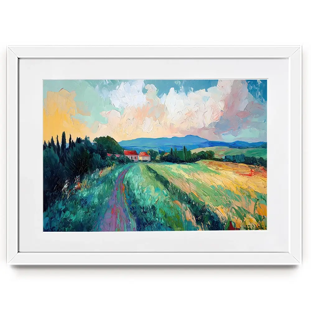 Countryside Framed Art Print Countryside Framed Art Print wall art product Gina Kelly - Independent