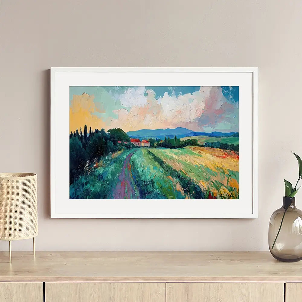 Countryside Framed Art Print Countryside Framed Art Print wall art product Gina Kelly - Independent