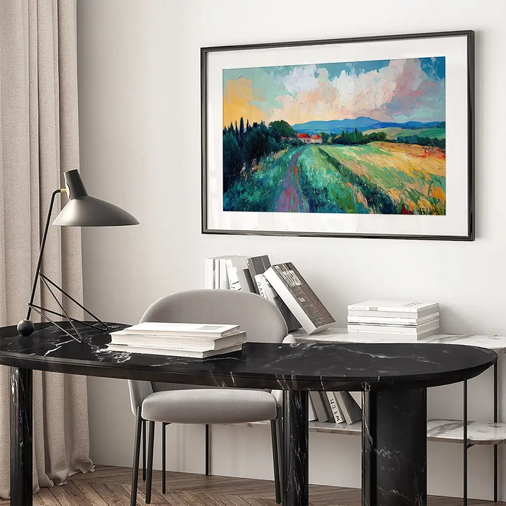 Countryside Framed Art Print Countryside Framed Art Print wall art product Gina Kelly - Independent