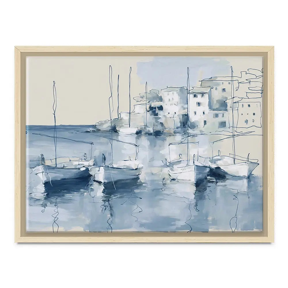 Cove Harbour Village Canvas Print Cove Harbour Village Canvas Print wall art product Chromatic Storm Studio
