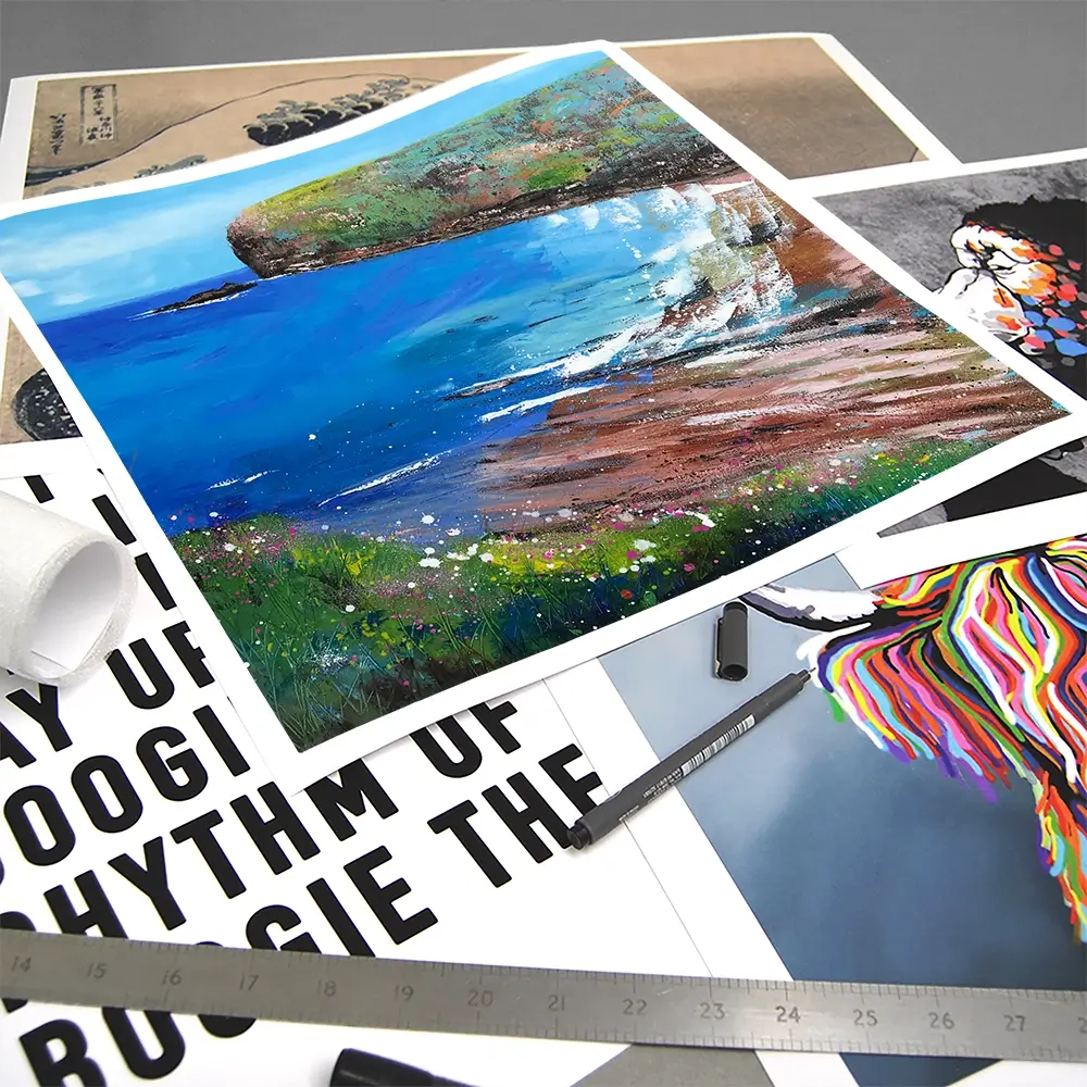 Cove Square Art Print Cove Square Art Print wall art product Laure Bury