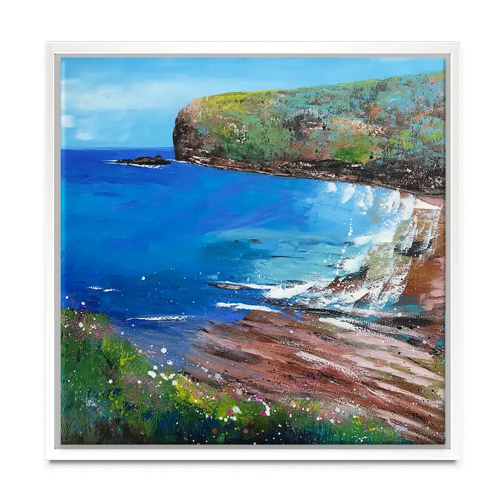 Cove Square Canvas Print Cove Square Canvas Print wall art product Laure Bury