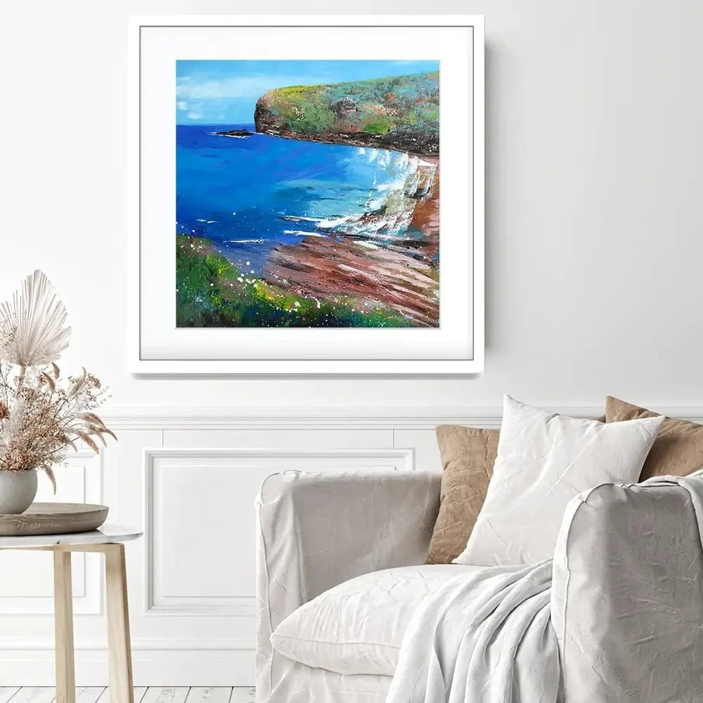 Cove Square Framed Art Print Cove Square Framed Art Print wall art product Laure Bury