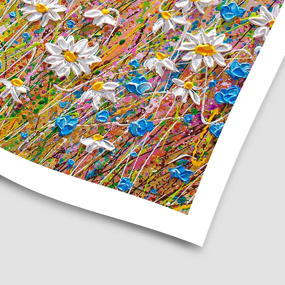 Cover Me In Daisies Square Art Print Cover Me In Daisies Square Art Print wall art product Olga Tkachyk