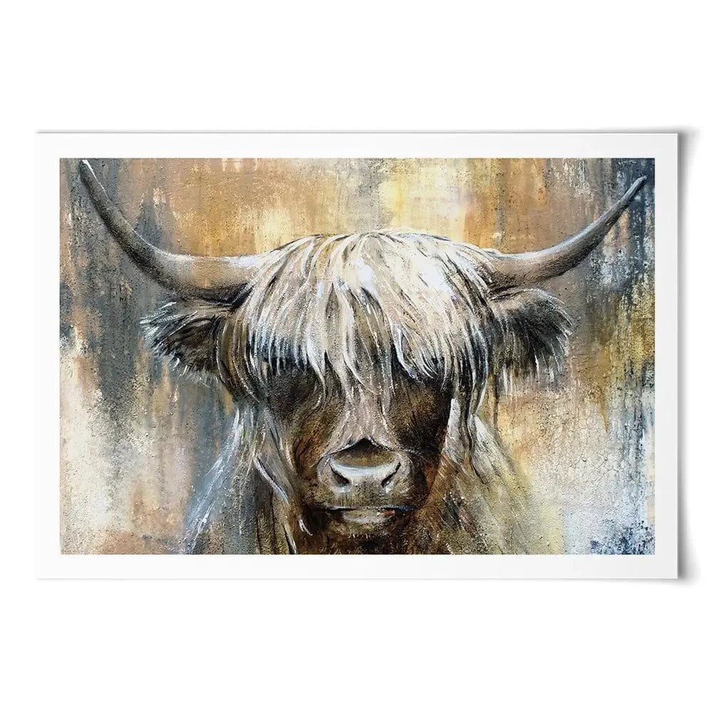 Cow Central Art Print Cow Central Art Print wall art product Studio Paint-Ing